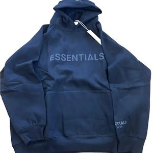 FOG Essentials Stretch Limo Black Hoodie Size XL